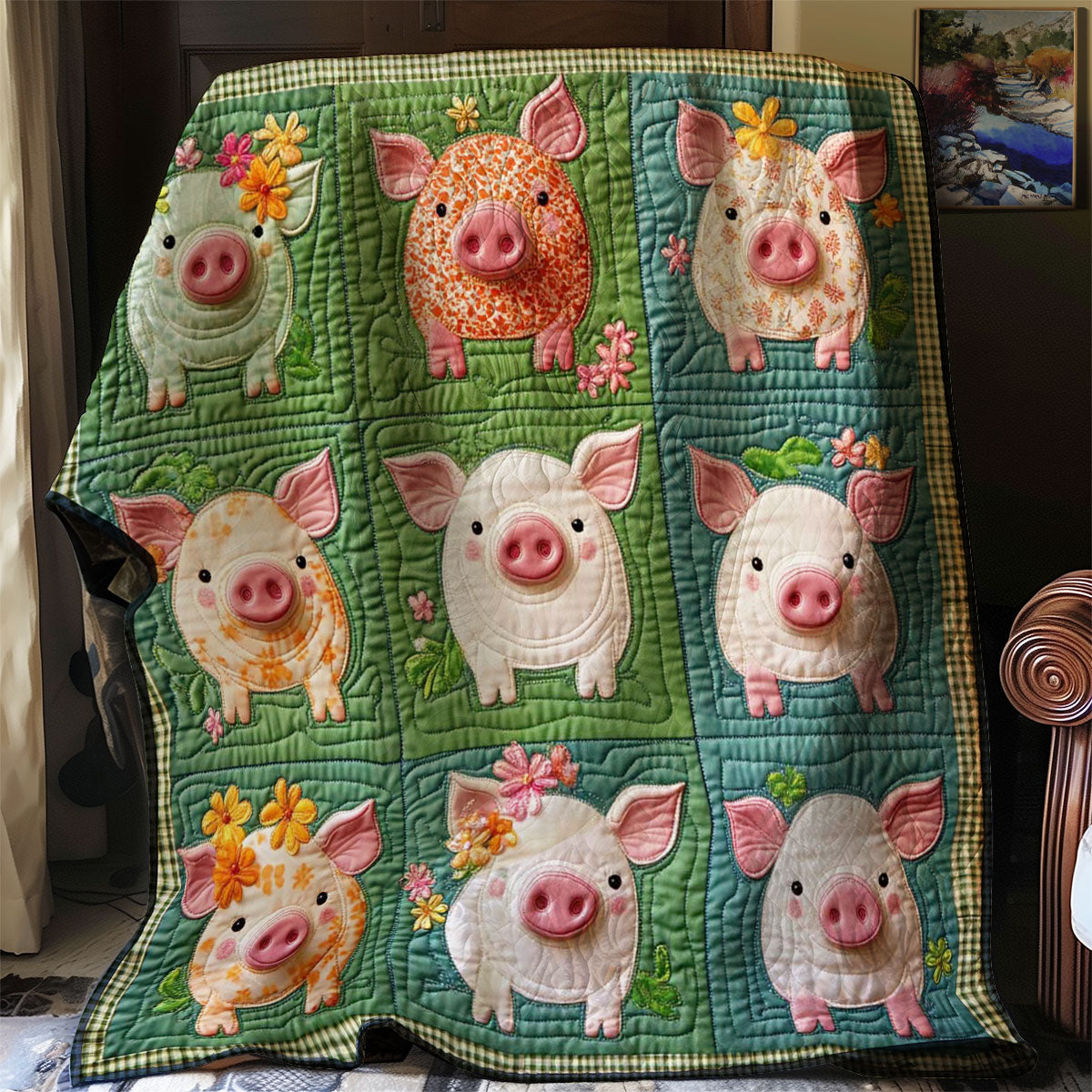 Rynx | Sweet Pig Collection Quilt
