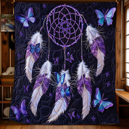 Rynx | Purple Butterfly Dreamcatcher Quilt