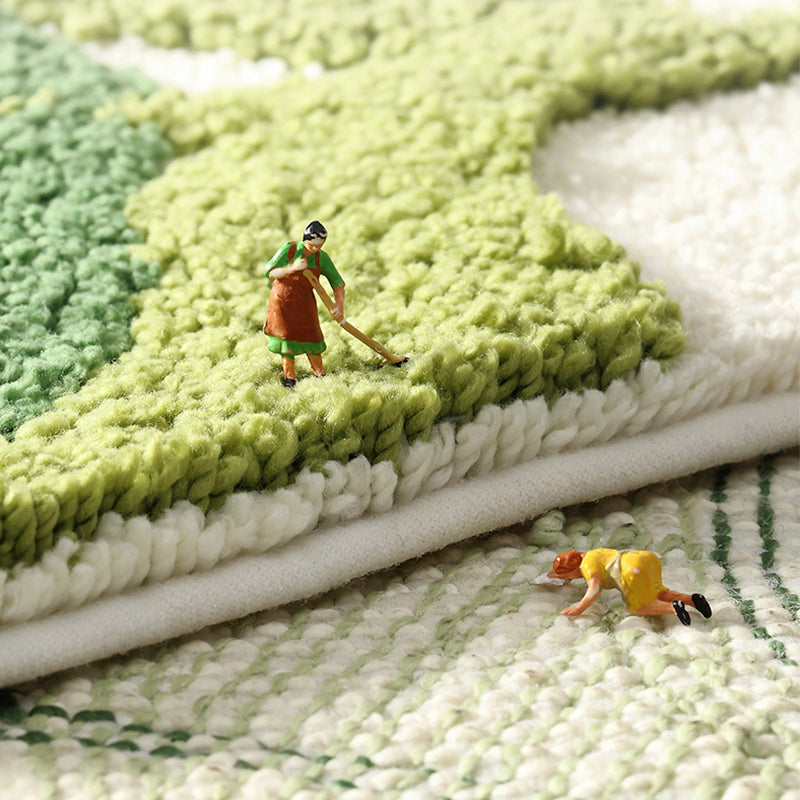 Rynx | Green Leaves Bathroom Mat