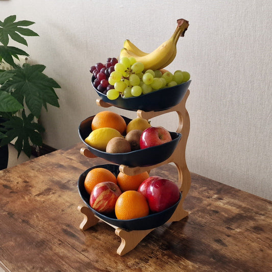 Rynx | 2 and 3-Tier Oval Fruit Bowl
