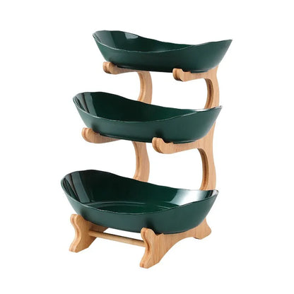 Rynx | 2 and 3-Tier Oval Fruit Bowl