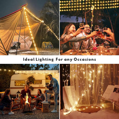 Rynx | 2-in-1 Rechargeable Camping Light String & Lantern