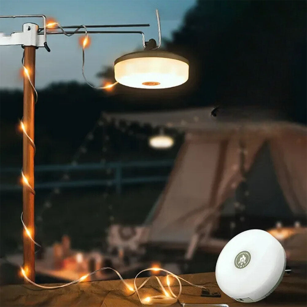 Rynx | 2-in-1 Rechargeable Camping Light String & Lantern
