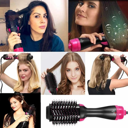Rynx | 2-in-1 Hair Dryer Volumizer Hot Hair Brush Curl Comb