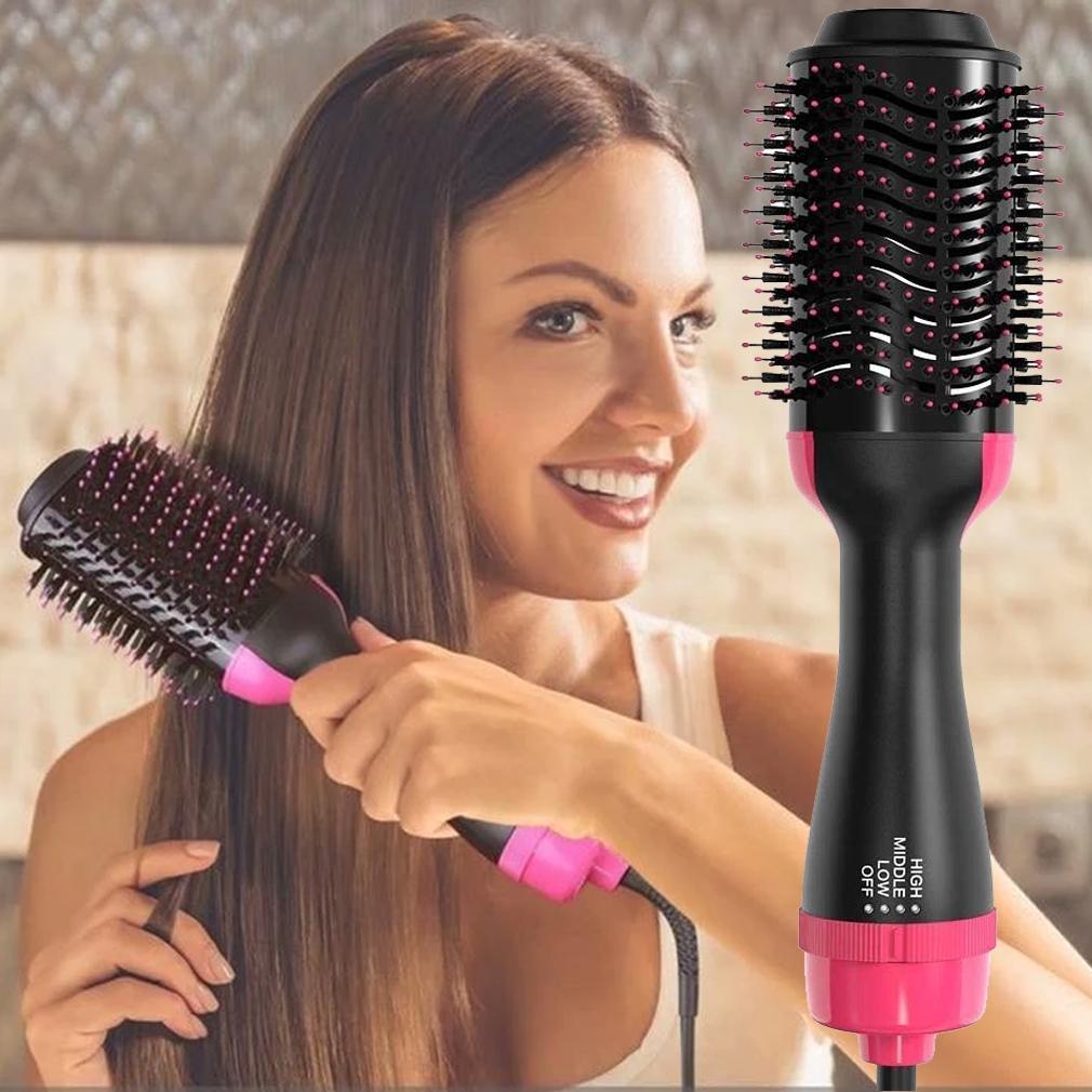 Rynx | 2-in-1 Hair Dryer Volumizer Hot Hair Brush Curl Comb