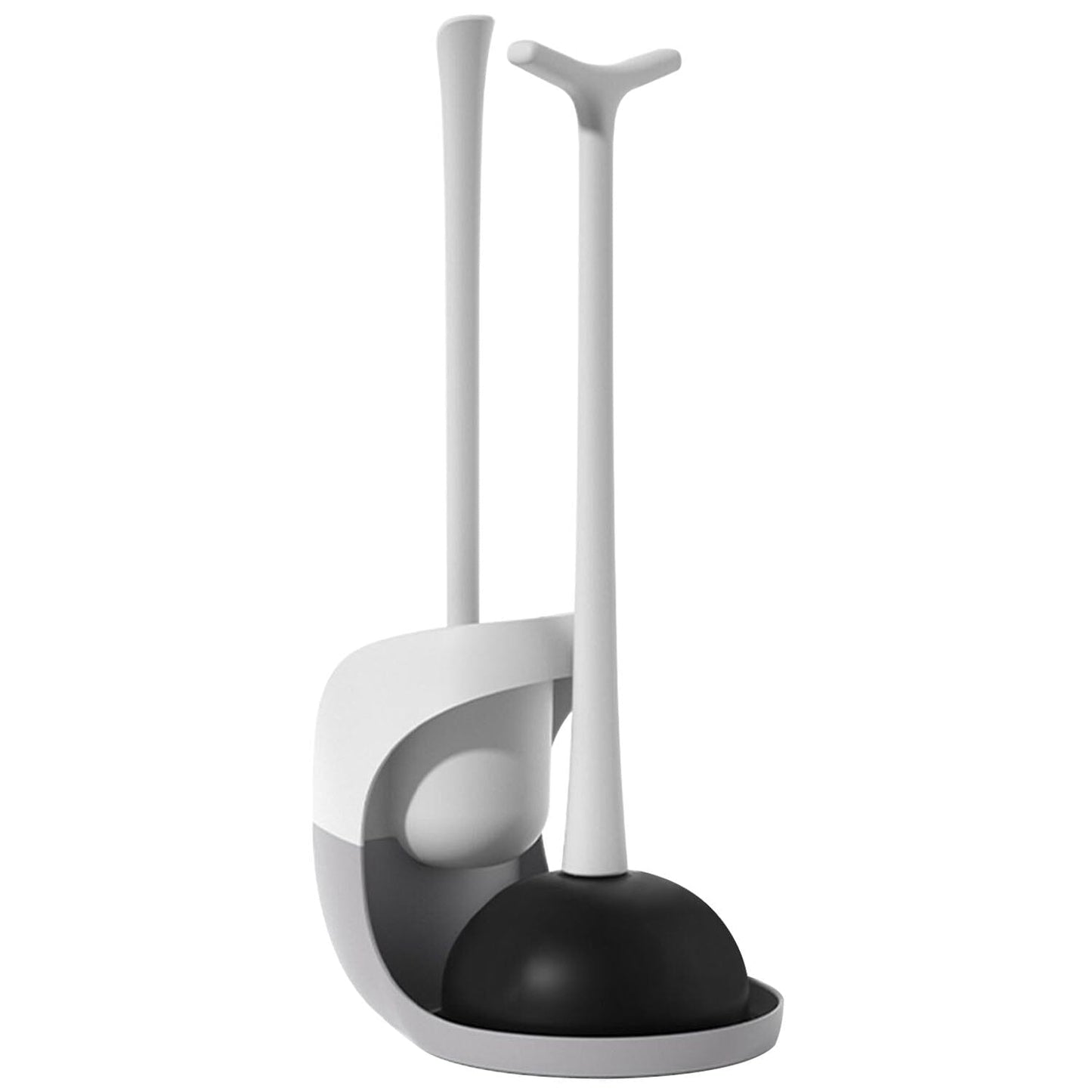 Rynx | 2-in-1 Toilet Plunger and Brush Combination Set with Ventilated Holder