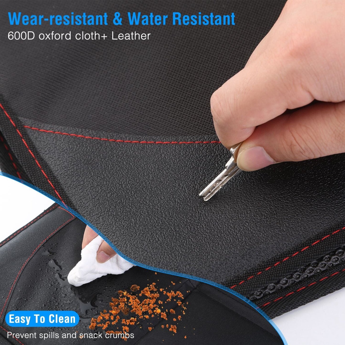 Rynx | 2-Pack: Car Seat Protector Pad Mat with Thick Padding
