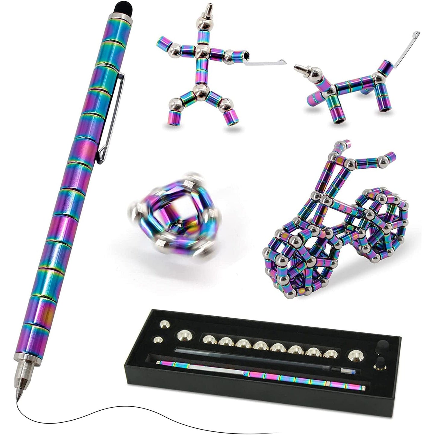 Rynx | 2-Pack: Decompression Magnet Metal Pen