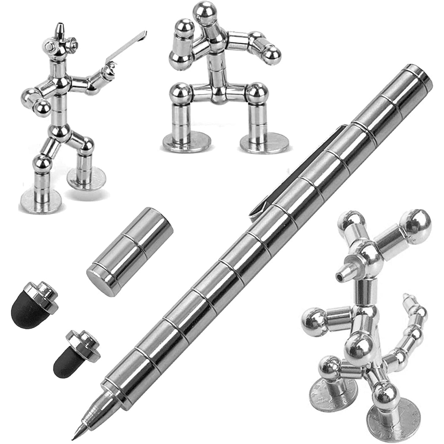 Rynx | 2-Pack: Decompression Magnet Metal Pen