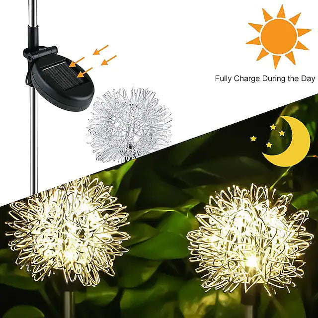 Rynx | 2-Pack: Outdoor Sun Dandelion Grass Light