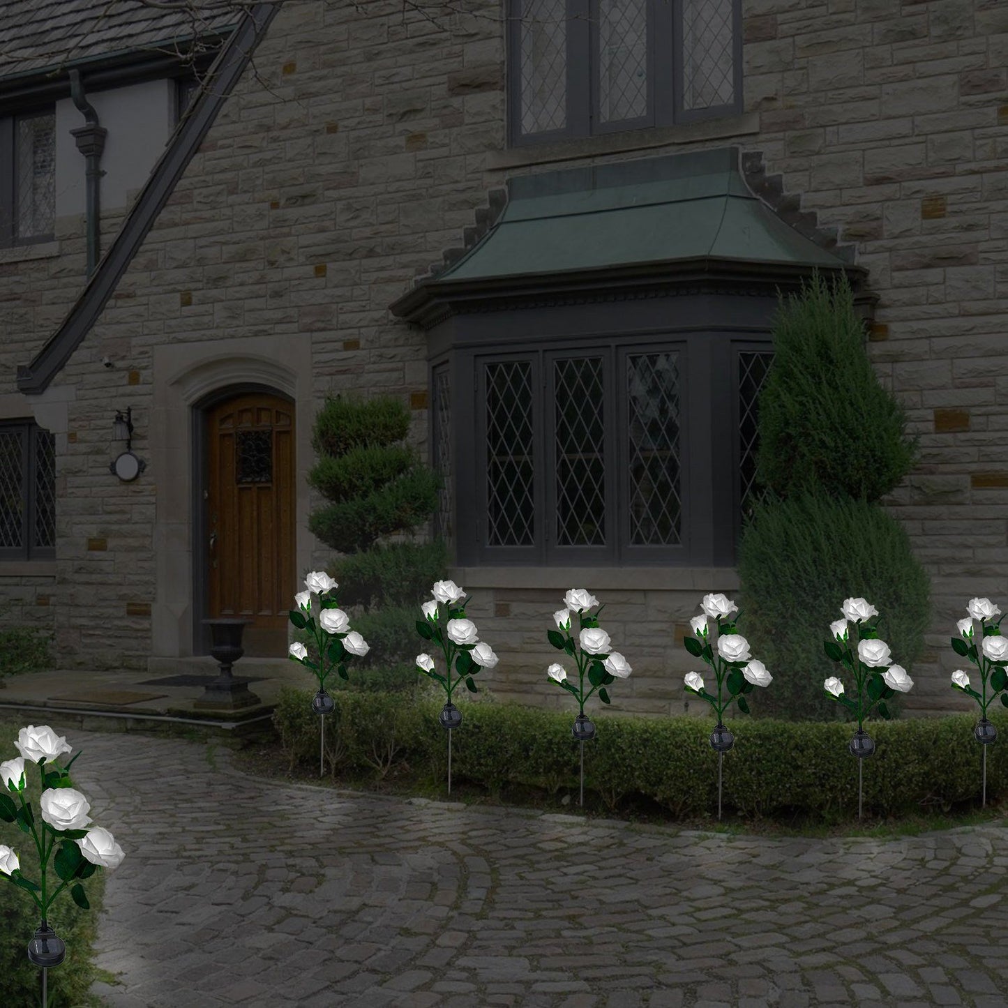 Rynx | 2-Pack: Battery-Operated Pink Flower LED Decorative Lamp