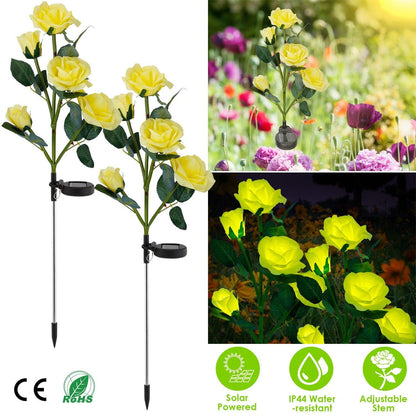 Rynx | 2-Pack: Battery-Operated Pink Flower LED Decorative Lamp