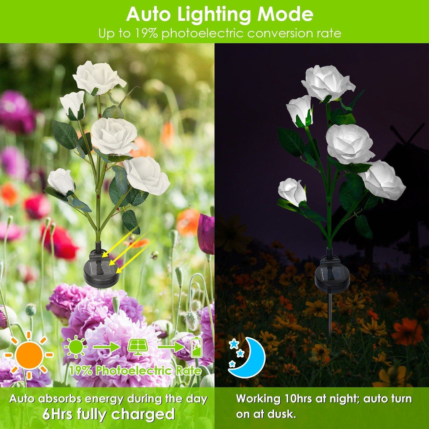 Rynx | 2-Pack: Battery-Operated Pink Flower LED Decorative Lamp