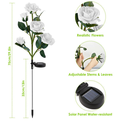 Rynx | 2-Pack: Battery-Operated Pink Flower LED Decorative Lamp