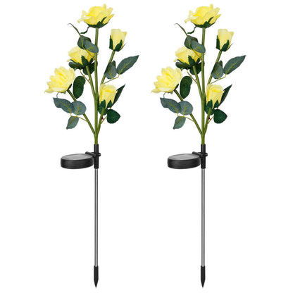Rynx | 2-Pack: Battery-Operated Pink Flower LED Decorative Lamp