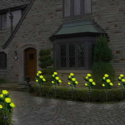 Rynx | 2-Pack: Battery-Operated Pink Flower LED Decorative Lamp