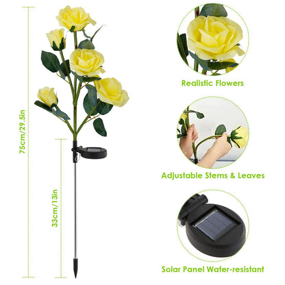 Rynx | 2-Pack: Battery-Operated Pink Flower LED Decorative Lamp