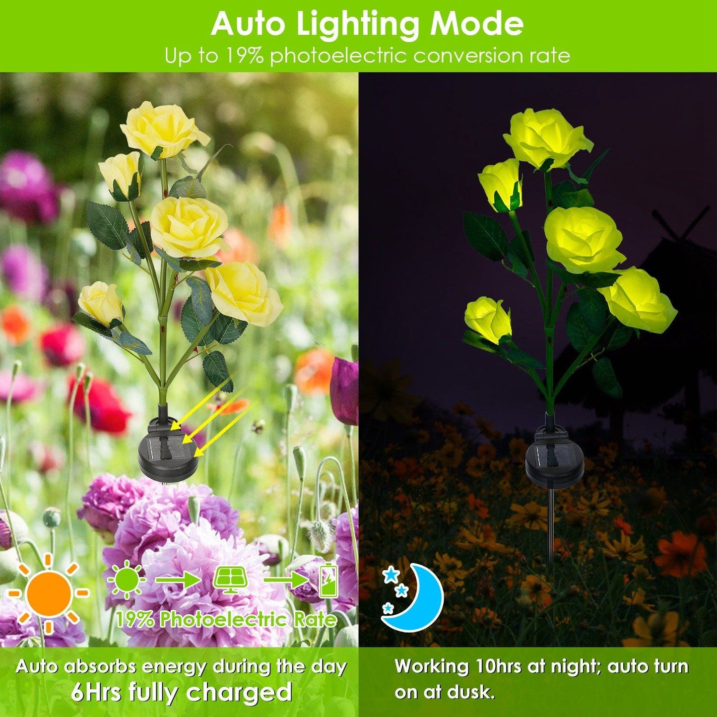 Rynx | 2-Pack: Battery-Operated Pink Flower LED Decorative Lamp
