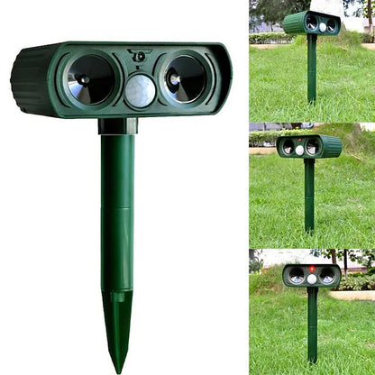 Rynx | 2-piece: Outdoor solar-powered ultrasonic pest repeller