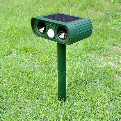 Rynx | 2-piece: Outdoor solar-powered ultrasonic pest repeller