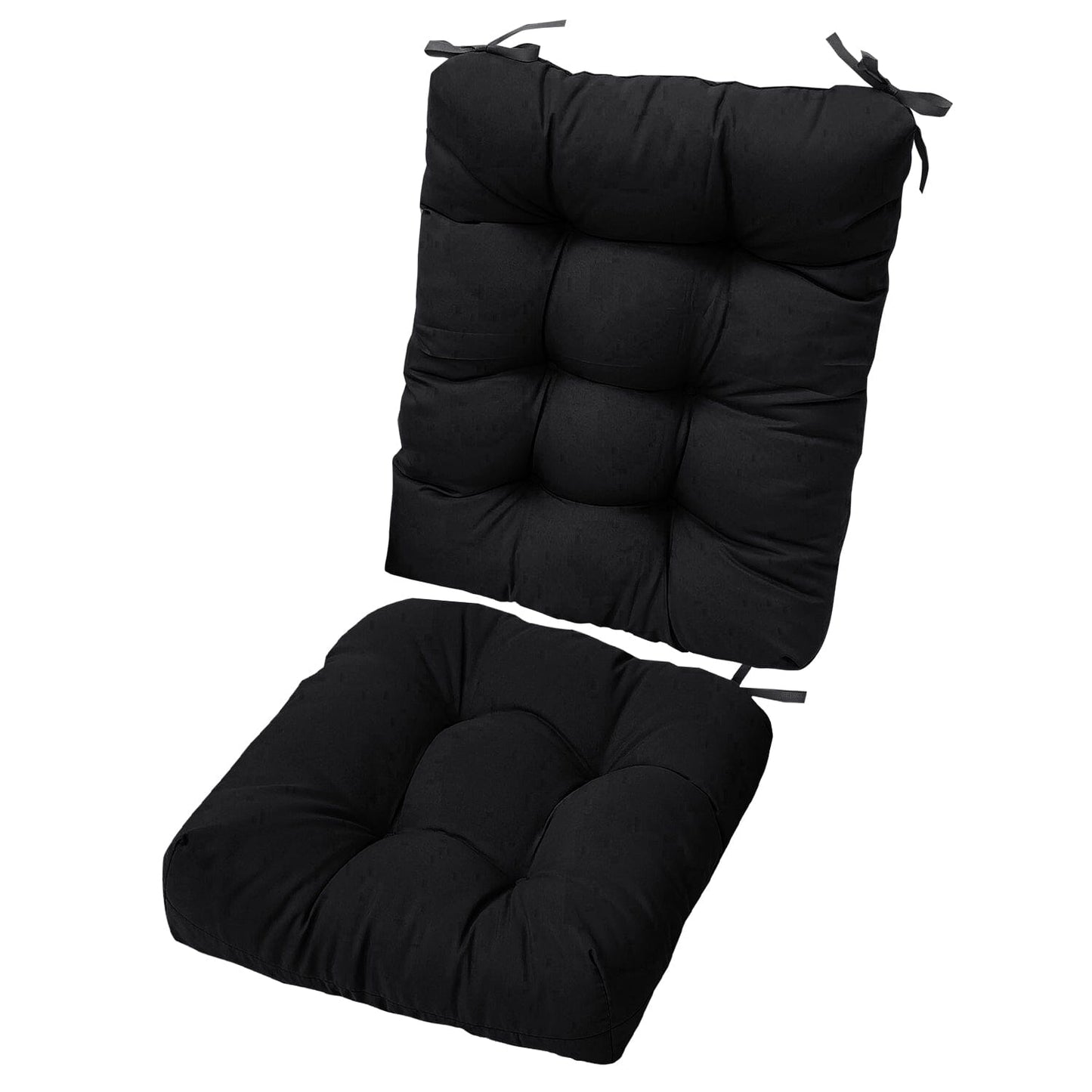Rynx | 2-piece set: Rocking chair cushion with smoke-free straps Polyester fiber filling