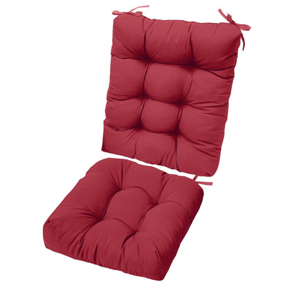 Rynx | 2-piece set: Rocking chair cushion with smoke-free straps Polyester fiber filling