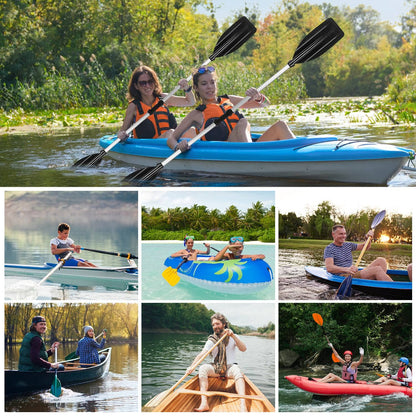 Rynx | 2-Pieces: Kayak Paddle Aluminum Alloy Removable Canoe