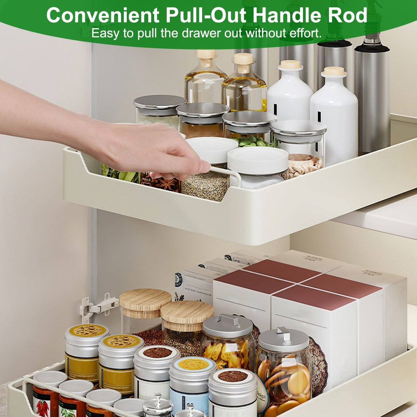 Rynx | 2 pieces: Retractable closet organizers