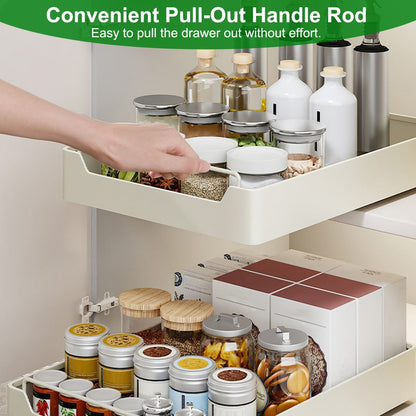 Rynx | 2 pieces: Retractable closet organizers
