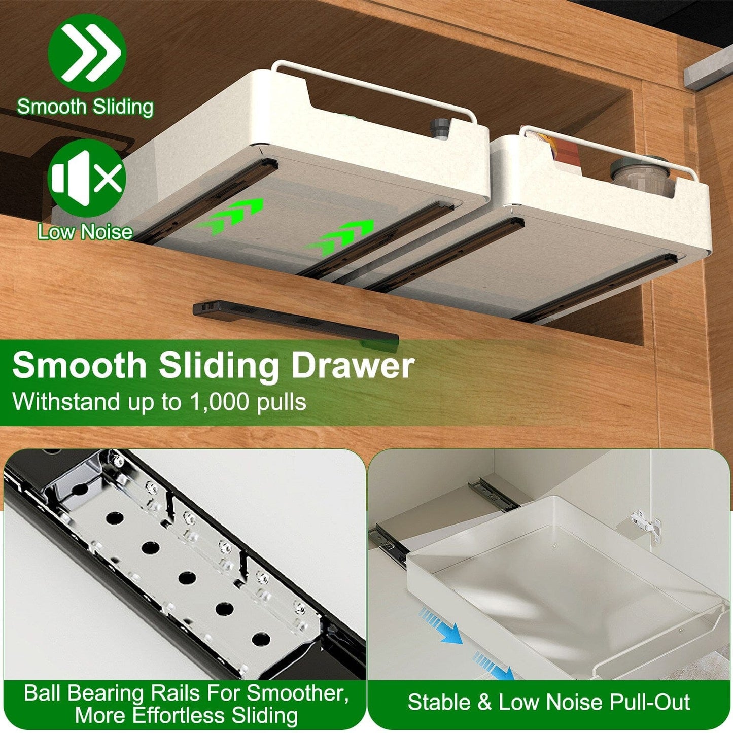 Rynx | 2 pieces: Retractable closet organizers