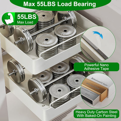 Rynx | 2 pieces: Retractable closet organizers