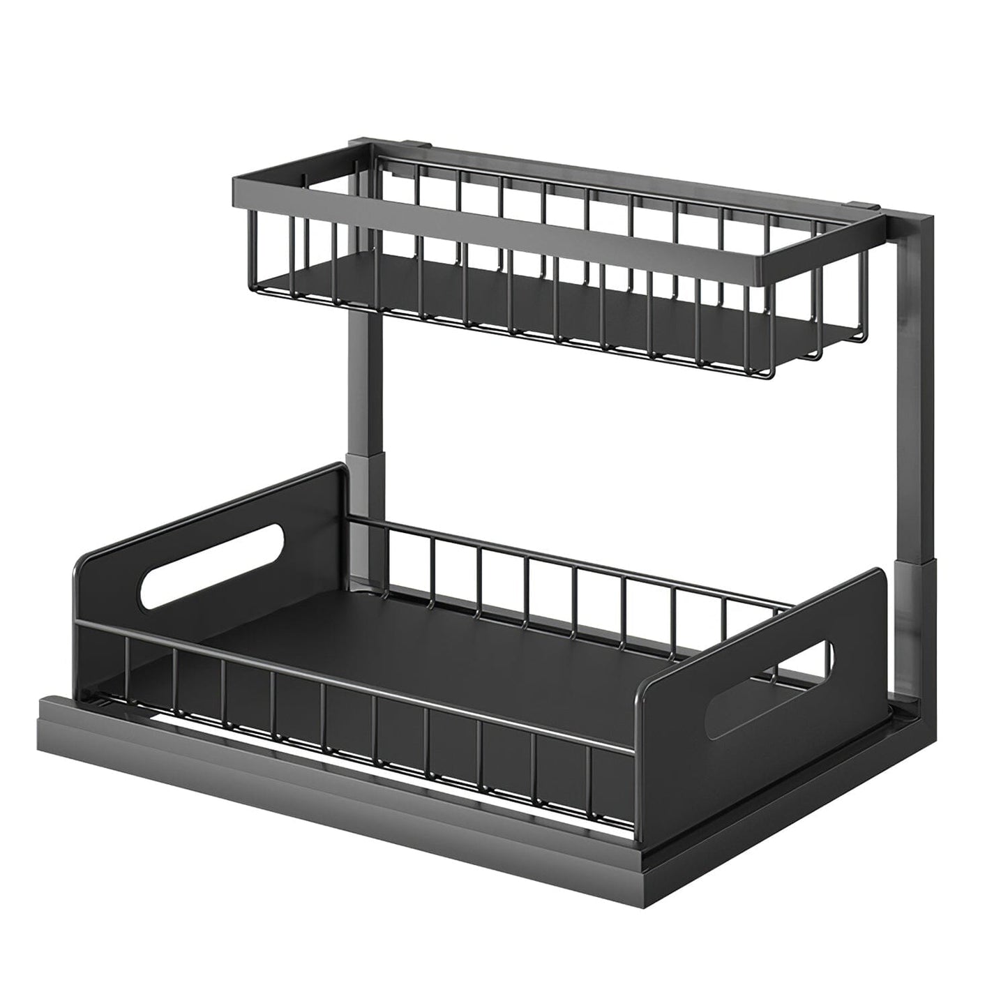 Rynx | 2-Tier Under Bench Organizer Pull-Out Basket Storage
