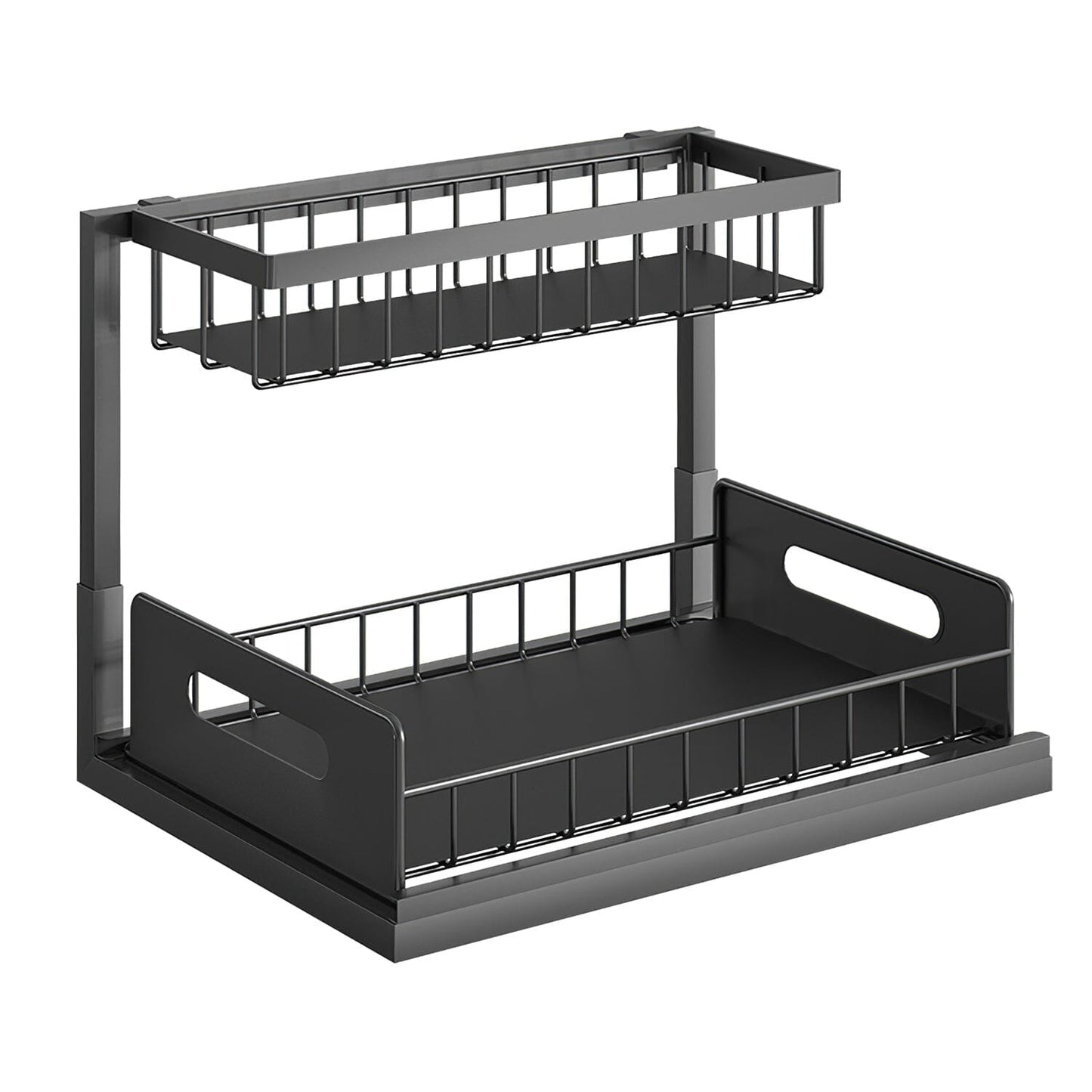 Rynx | 2-Tier Under Bench Organizer Pull-Out Basket Storage