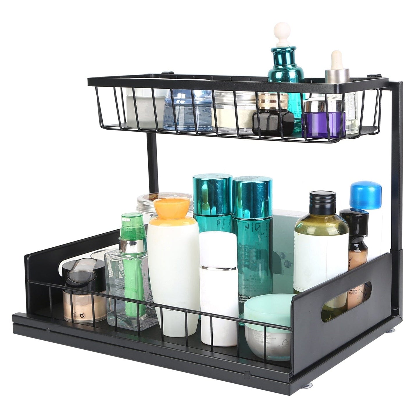 Rynx | 2-Tier Under Bench Organizer Pull-Out Basket Storage
