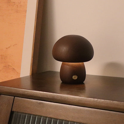 RYNX | Mushroom Table Lamp In Wood