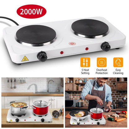 Rynx | 2000W Portable Double Electric Stove