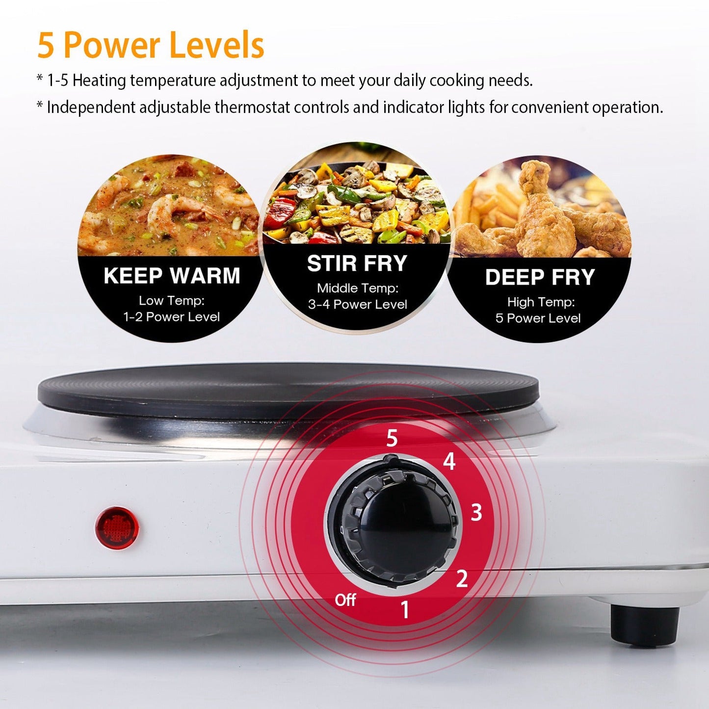 Rynx | 2000W Portable Double Electric Stove