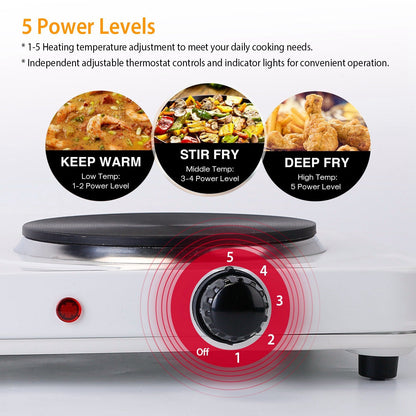 Rynx | 2000W Portable Double Electric Stove