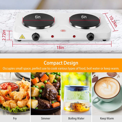 Rynx | 2000W Portable Double Electric Stove