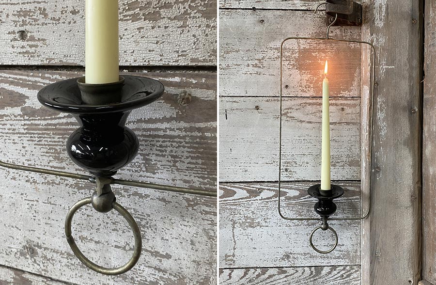 Rynx | Black Metal Hanging Candle Holder