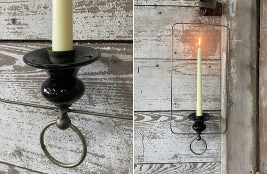 Rynx | Black Metal Hanging Candle Holder