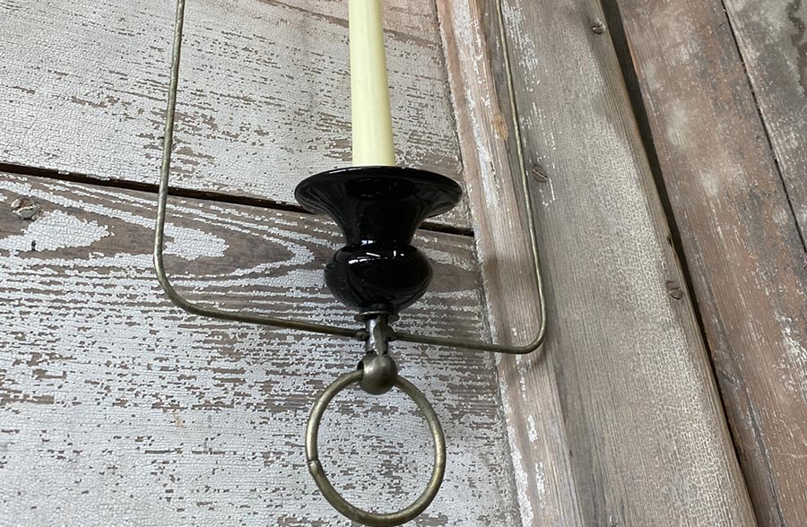 Rynx | Black Metal Hanging Candle Holder