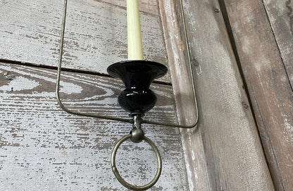 Rynx | Black Metal Hanging Candle Holder