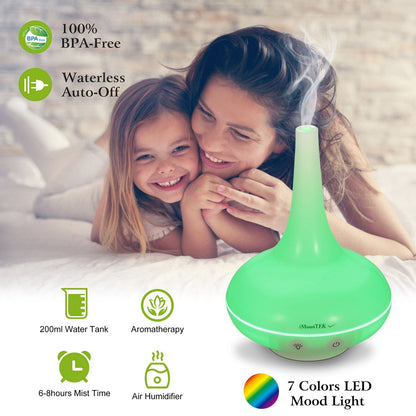 Rynx | 200ml Cool mist humidifier Ultrasonic Aroma Essential