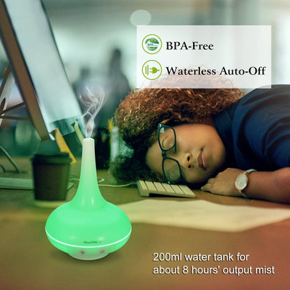 Rynx | 200ml Cool mist humidifier Ultrasonic Aroma Essential