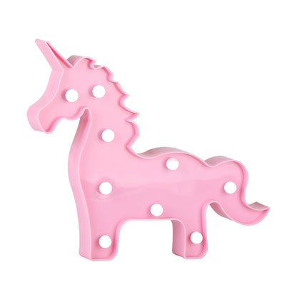 Rynx | Simple LED bed lamp unicorn wall light with plastic shade for the children's room