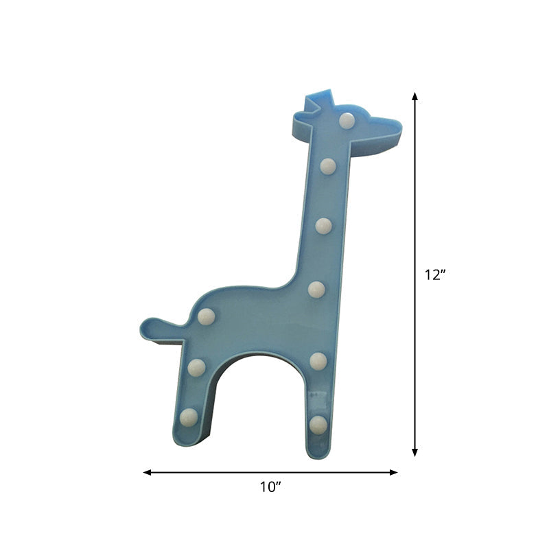 Rynx | Simple LED bed lamp unicorn wall light with plastic shade for the children's room