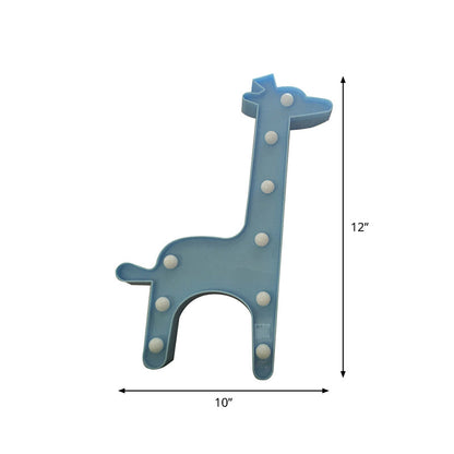 Rynx | Simple LED bed lamp unicorn wall light with plastic shade for the children's room