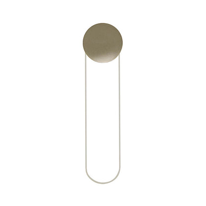 Rynx | Rectangular Wall Lighting Ideas Modern Metal LED Bedroom Wall Mount Light Fixture in Gold