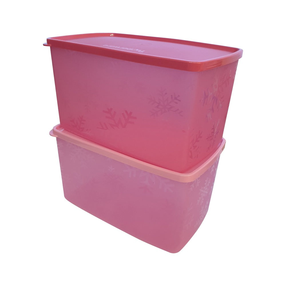 Rynx | Tupperware Snowflake Double Square Round